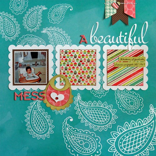 Sketch #205 from Creative Scrappers worked so well with my photo. BeautifulMess_Daquila-Pardo